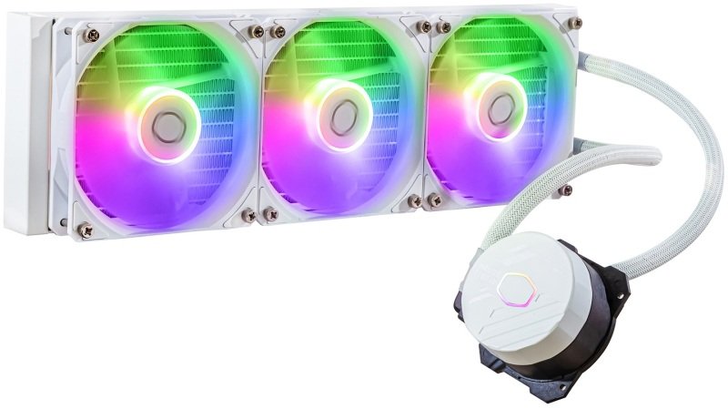 Click to view product details and reviews for Cooler Master Masterliquid 360l Core Argb White.