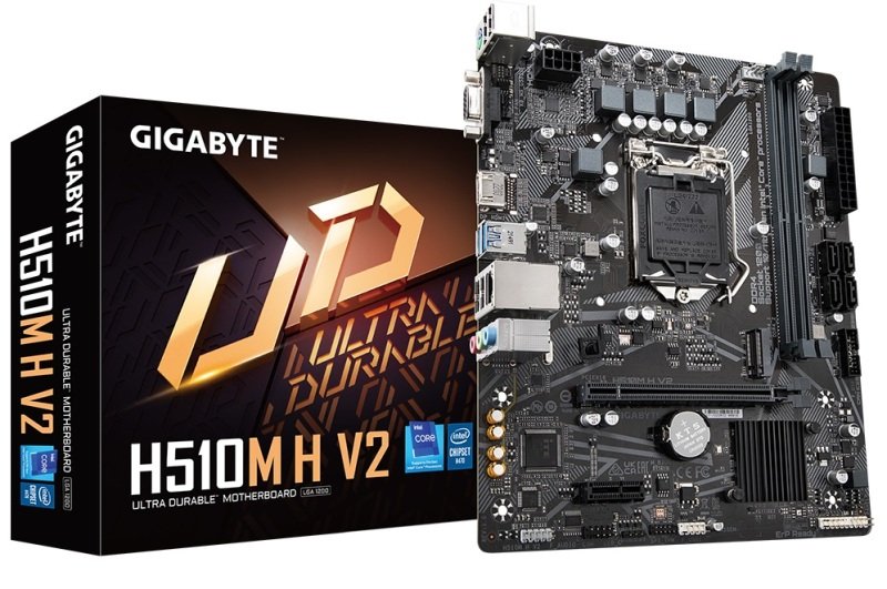 Image of Gigabyte Intel H510M H V2 mATX Motherboard