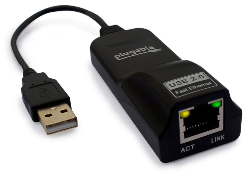 Image of Plugable Technologies USB2-E100 Network Card