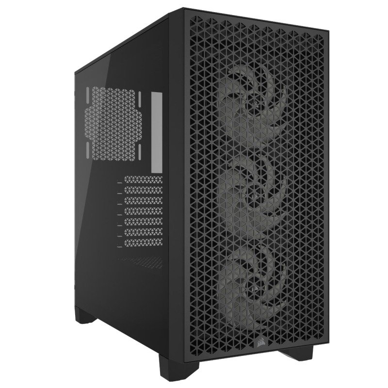 Image of CORSAIR 3000D Tempered Glass Mid-Tower, Black