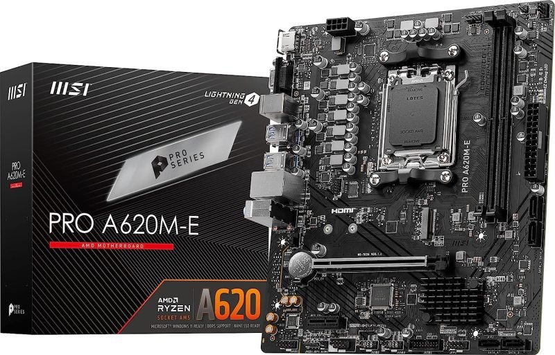 MSI AMD A620M-E PRO mATX Motherboard
