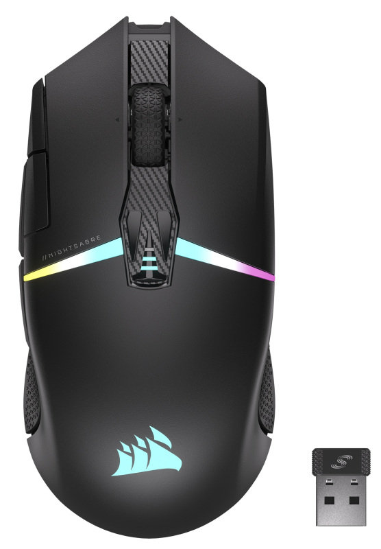 Click to view product details and reviews for Corsair Nightsabre Wireless Rg Gaming Mouse.
