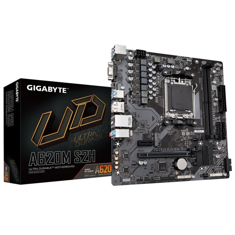 Image of Gigabyte A620M S2H DDR5 mATX Motherboard