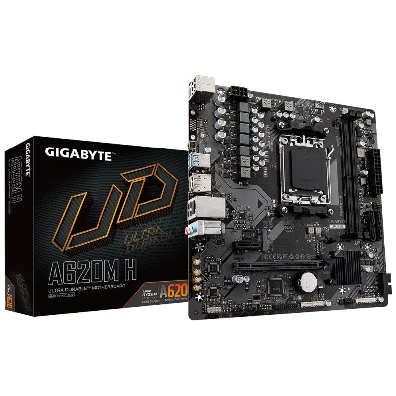Image of Gigabyte A620M H DDR5 mATX Motherboard