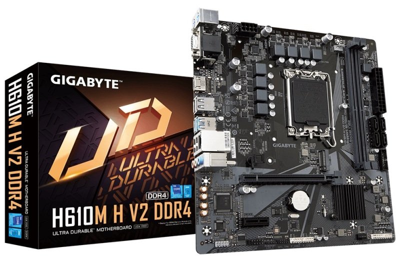 Image of Gigabyte H610M H V2 DDR4 mATX Motherboard