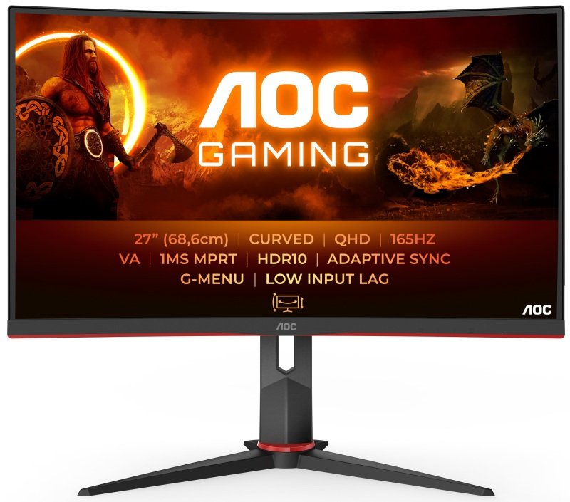 Click to view product details and reviews for Aoc Cq27g2s Bk 27 Inch 2k Curved Gaming Monitor.