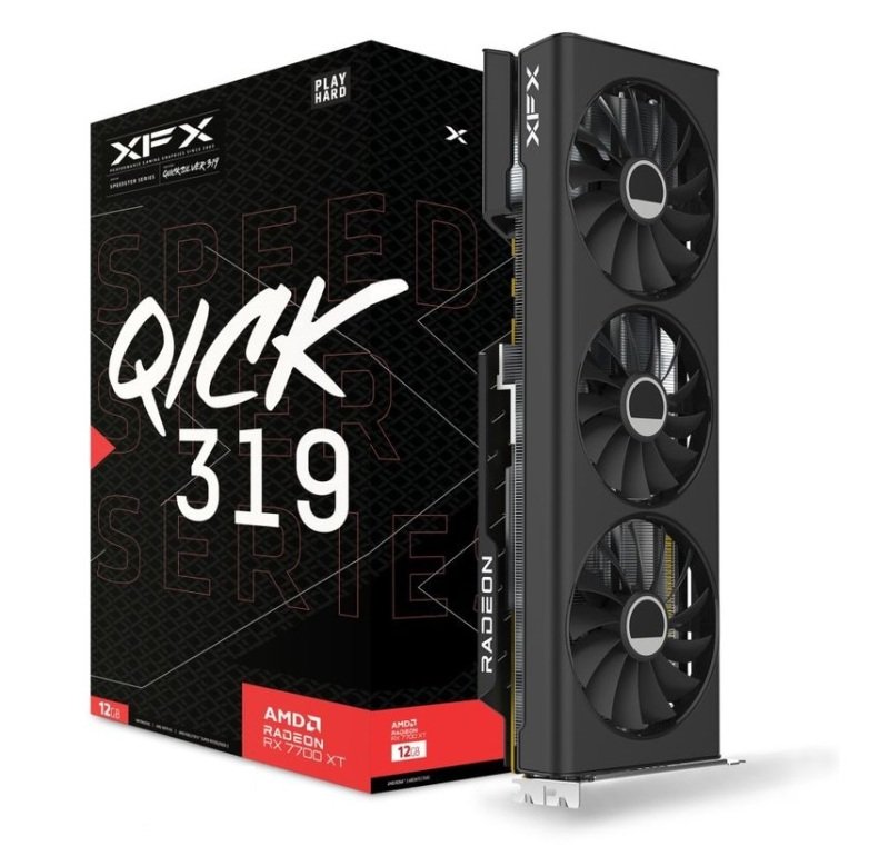 Click to view product details and reviews for Xfx Amd Radeon Rx 7700 Xt Speedster Qick 319 Black Ed 12gb Graphics Card For Gaming.