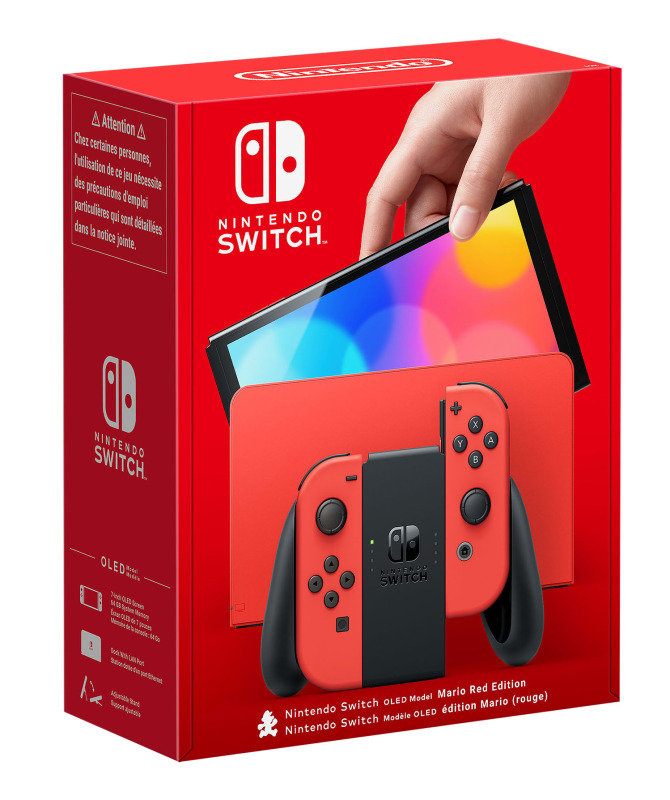 Nintendo Switch Oled Model Mario Red Edition