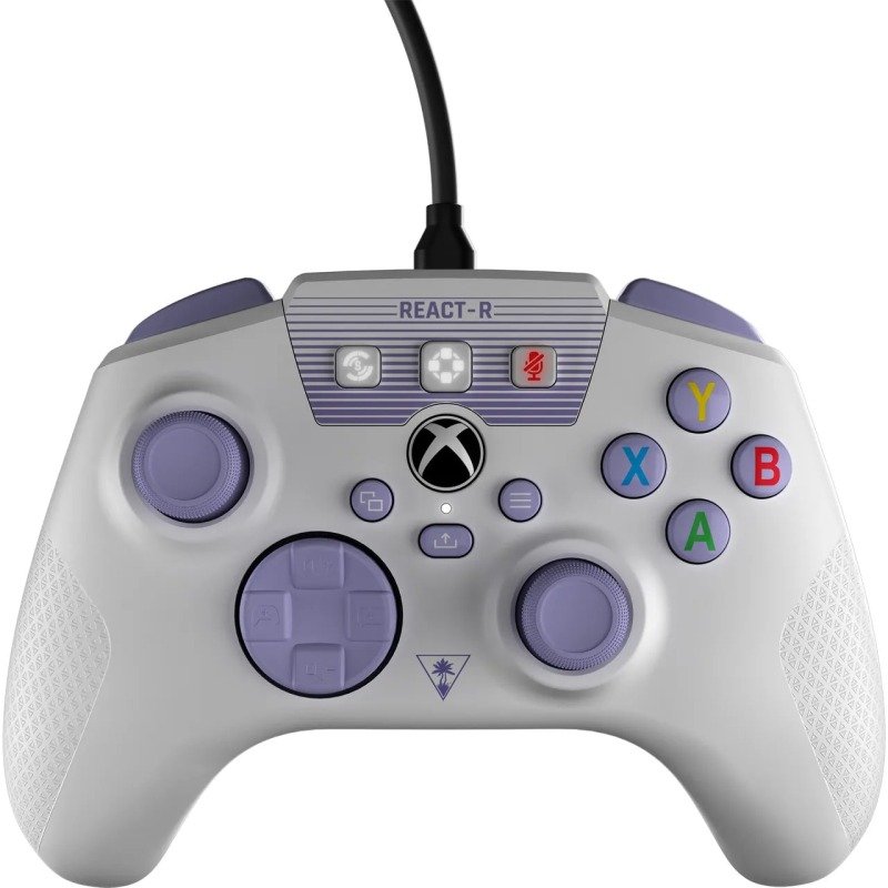 Turtle Beach React R Gaming Controller White Purple