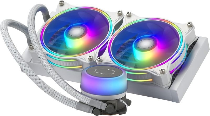 Click to view product details and reviews for Coolermaster Ml240 Illusion White All In One Liquid Cpu Cooler.