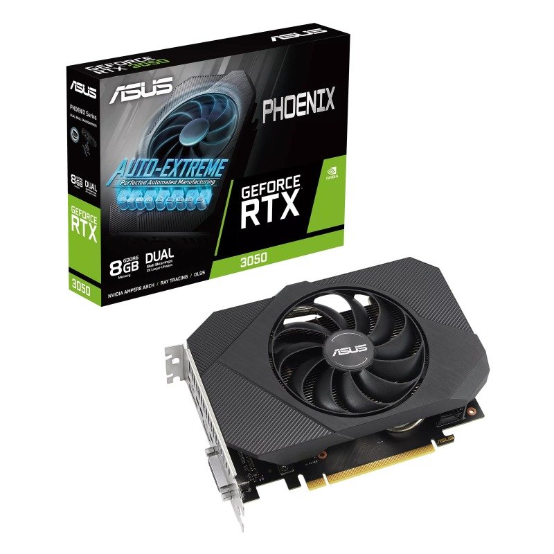 ASUS NVIDIA GeForce RTX 3050 8GB PHOENIX Graphics Card