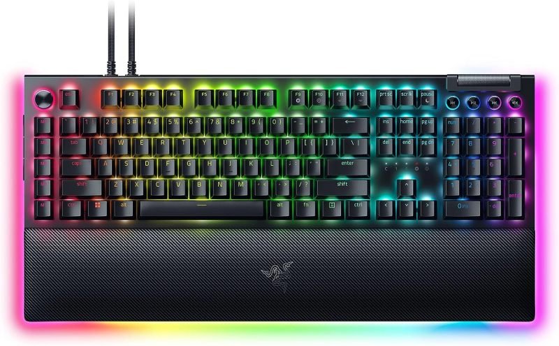 Click to view product details and reviews for Razer Blackwidow V4 Green Switch Pro Keyboard.