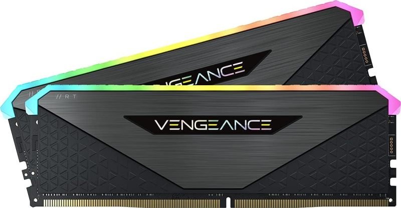 Image of Corsair Vengeance RGB RT Gunmetal 32GB 3200MHz DDR4 Memory Kit
