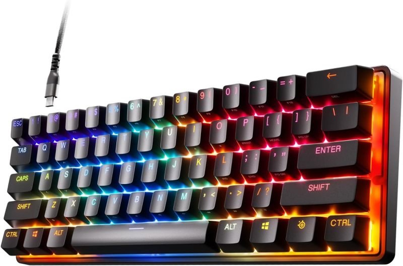 Click to view product details and reviews for Steelseries Apex Pro Mini Wireless Keyboard.