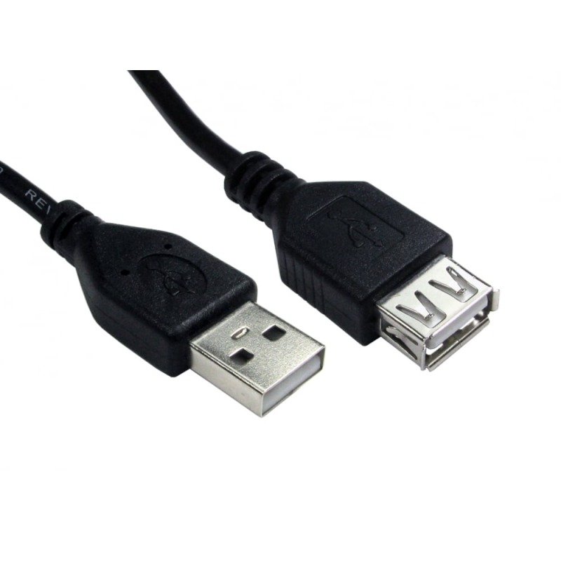 Cables Direct 1MTR USB 2.0 A FEMALE - A MALE
