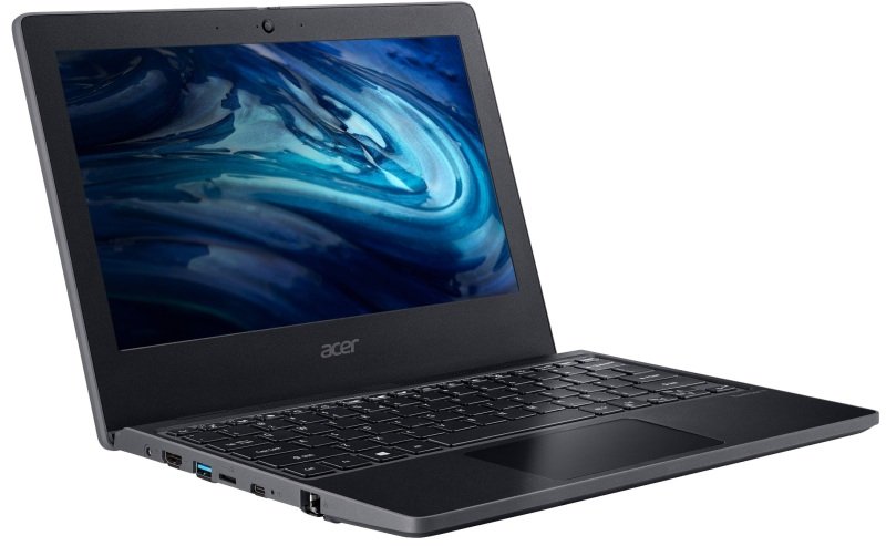 Acer TravelMate B3 Laptop, Intel Celeron N4120, 4GB RAM, 64GB eMMC, 11.6" HD Screen, Intel UHD,