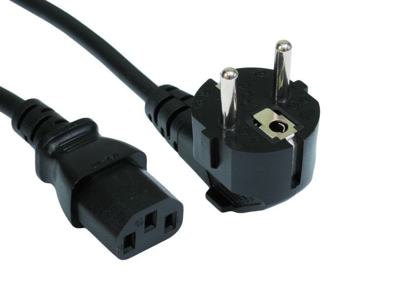 Cables Direct Euro Plug To C13 Mains Lead 5m