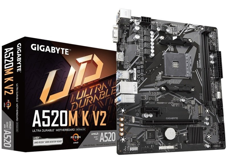 Click to view product details and reviews for Gigabyte A520m K V2 Matx Motherboard.