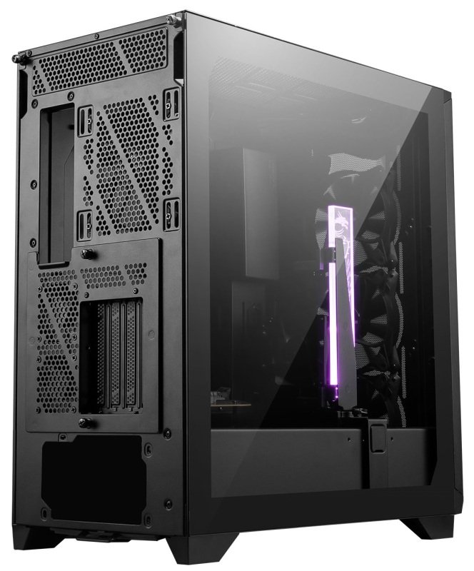 Msi Mpg Gungnir P Airflow Mid Tower E Atx Gaming Pc Case Black