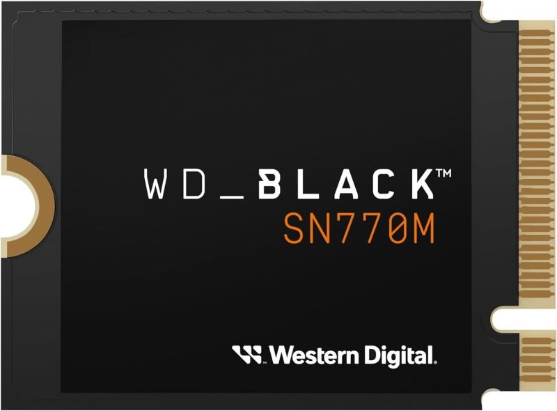 WD BLACK SN770M 500GB SSD M.2 2230 NVME PCI-E GEN4 SOLID STATE DRIVE