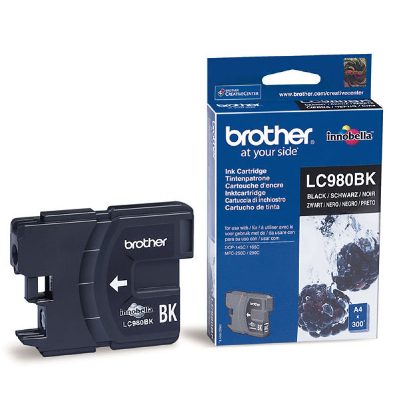 Image of Brother LC980BK Black ink Cartridge