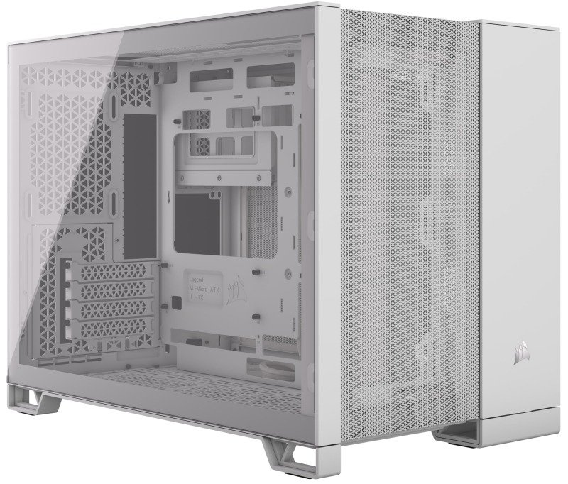 Click to view product details and reviews for Corsair 2500d Airflow Micro Atx Dual Chamber Pc Case White.