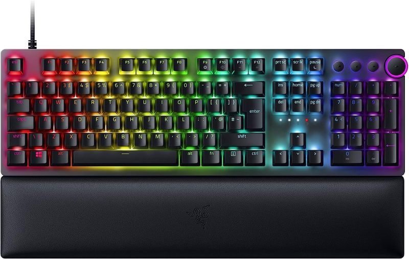 Click to view product details and reviews for Razer Huntsman V2 Gaming Keyboard With Purple Switches.