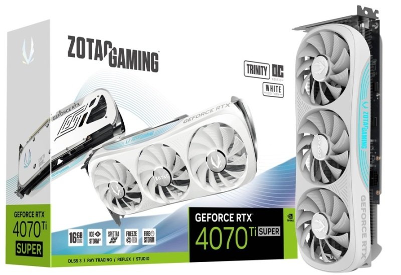 Click to view product details and reviews for Zotac Nvidia Geforce Rtx 4070 Ti Super 16gb Trinity Oc White Edition Graphics Card For Gaming.