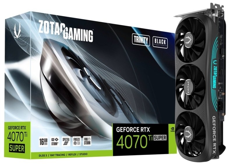 Click to view product details and reviews for Zotac Nvidia Geforce Rtx 4070 Ti Super 16gb Trinity Black Edition Graphics Card For Gaming.