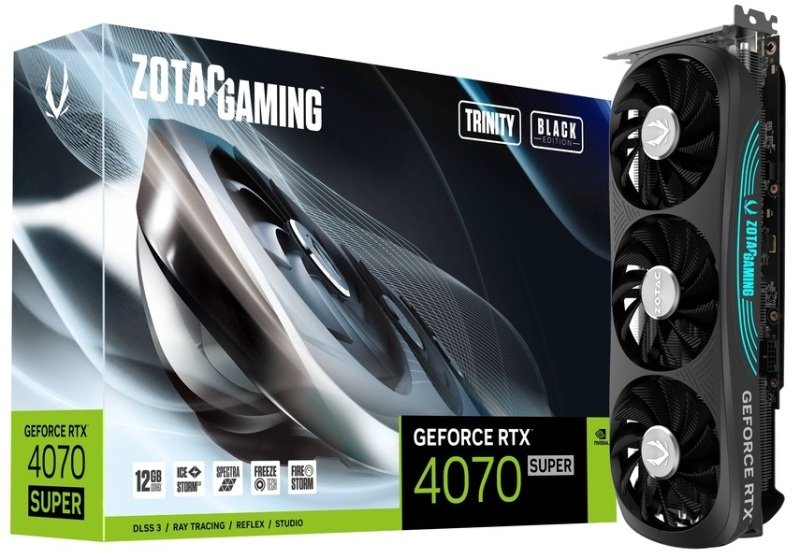 Click to view product details and reviews for Zotac Geforce Rtx 4070 Super 12gb Trinity Black Edition Graphics Card.