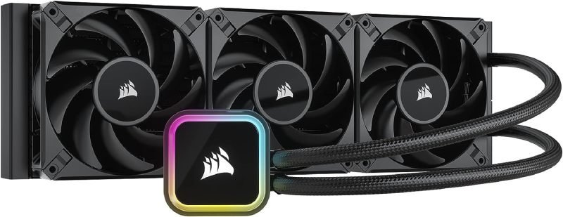 Click to view product details and reviews for Corsair Icue H150i Elite Rgb 360mm Liquid Cpu Cooler.