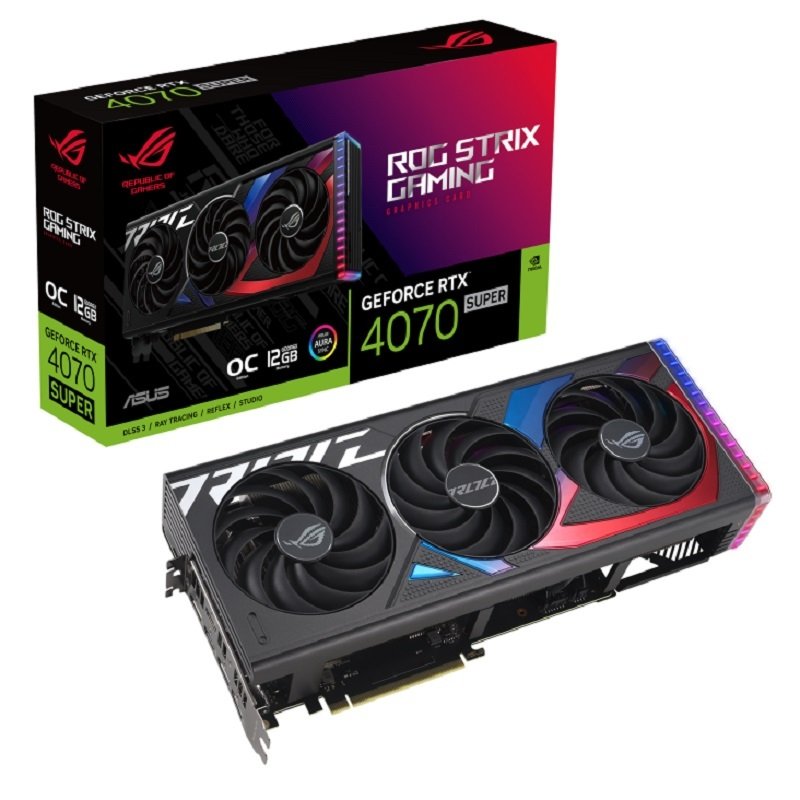 ASUS NVIDIA GeForce RTX 4070 SUPER 12GB ROG STRIX GAMING OC Gaphics Card for Gaming