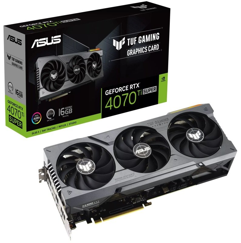Click to view product details and reviews for Asus Nvidia Geforce Rtx 4070 Ti Super 16gb Tuf Gaming Graphics Card For Gaming.