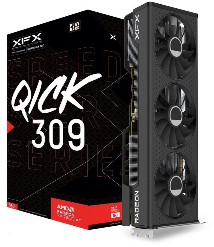 Click to view product details and reviews for Xfx Amd Radeon Rx 7600 Xt Speedster Qick 309 16gb Graphics Card For Gaming.