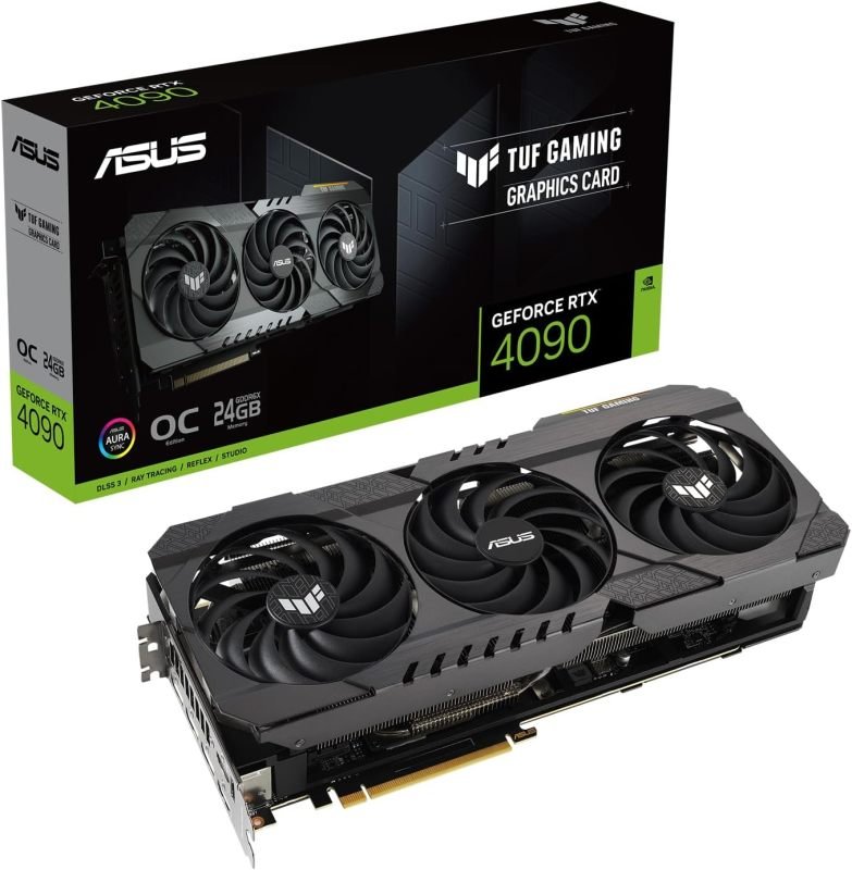 ASUS NVIDIA GeForce RTX 4090 24GB TUF Gaming OG OC Graphics Card for Gaming