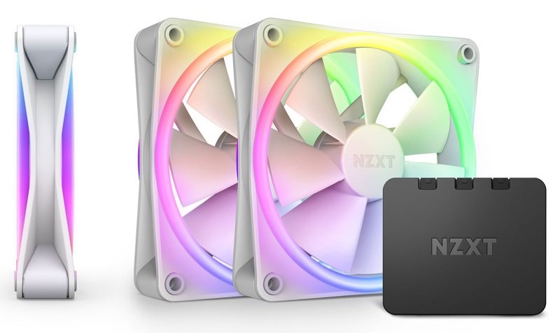 Click to view product details and reviews for Nzxt F120 Rgb Duo 120mm Pwm Fan 3 Pack With Controller White.