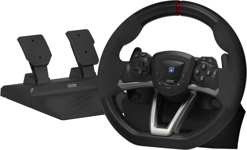 Click to view product details and reviews for Racing Wheel Pro Deluxe For Nintendo Switch.