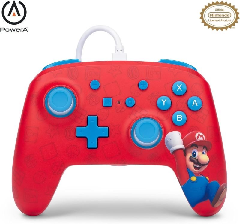 Power A Enhanced Wired Controller For Nintendo Switch Woo Hoo Mario