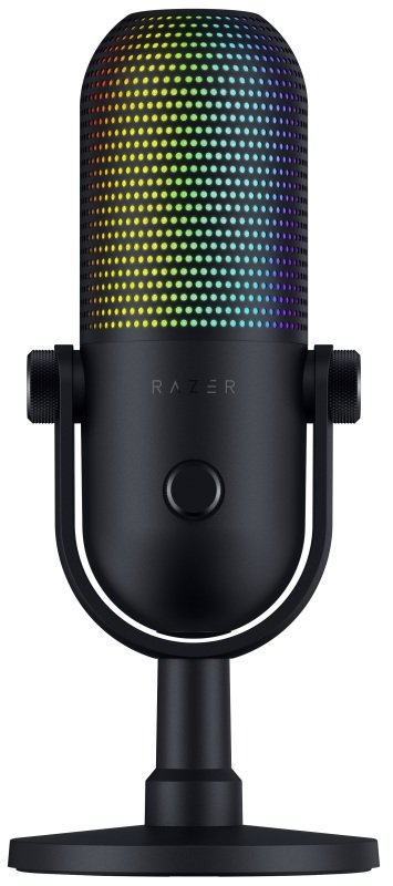 Click to view product details and reviews for Razer Seiren V3 Chroma Rgb Usb Microphone With Tap To Mute.