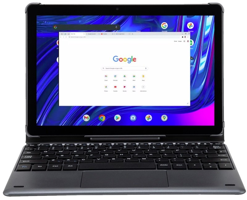Entity G10 2 In 1 Tablet With Soft Keyboard Allwinner A133 4 X 16 Ghz Cortex A53 4gb Lpddr3 32gb Emmc 101 Touchscreen Hd 800x1280 Android 13 Space Grey