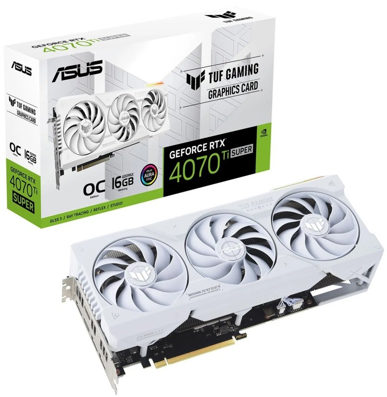 Click to view product details and reviews for Asus Nvidia Geforce Rtx 4070 Ti Super 16gb Tuf Gaming Oc White Graphics Card For Gaming.