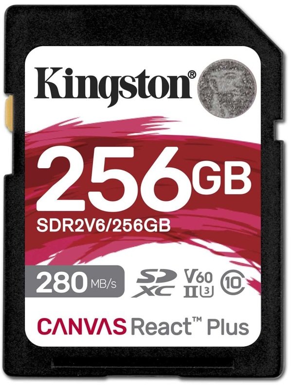 Click to view product details and reviews for Kingston Canvas React Plus V60 256gb Sdxc Memory Card.