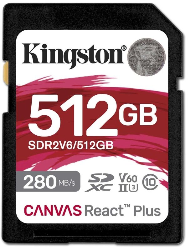 Click to view product details and reviews for Kingston Canvas React Plus V60 512gb Sdxc Memory Card.