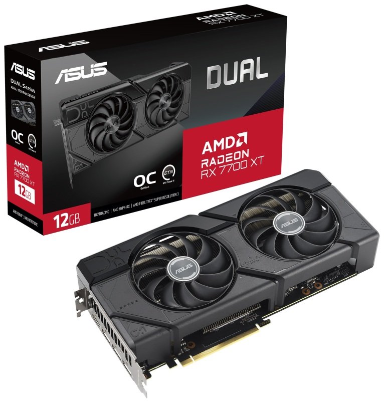 Click to view product details and reviews for Asus Amd Radeon Rx 7700 Xt 12gb Dual Oc Graphics Card For Gaming.
