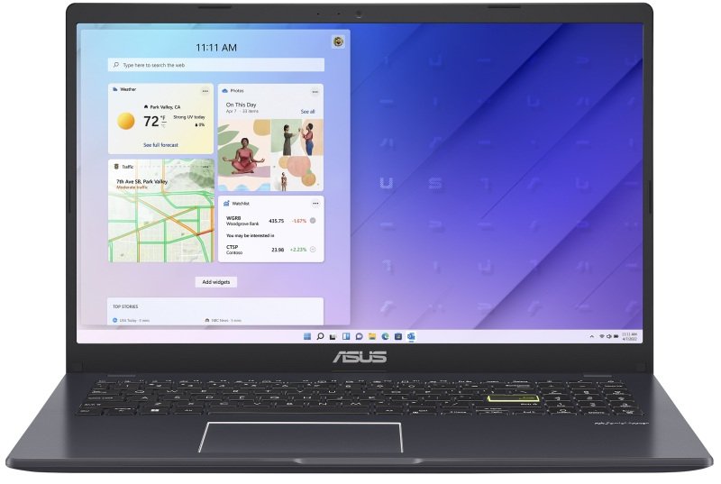 ASUS VivoBook Go 15 (E510KA) Laptop, Intel Pentium Silver N6000, 4GB DDR4, 128GB eMMC, 15.6" Fu
