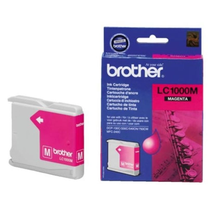 Image of Brother LC1000M Magenta Ink Cartridge