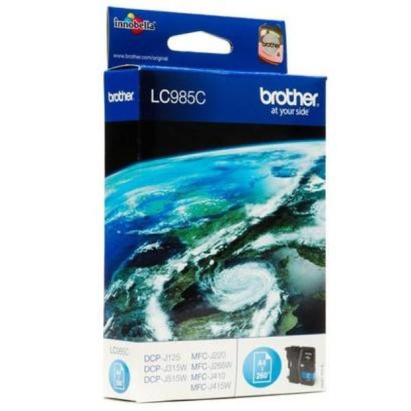 Image of Brother LC 985C Cyan Ink Cartridge