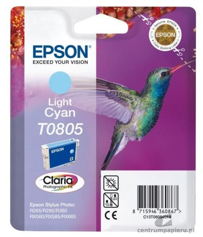 Epson T0805 Print Cartridge 1 Light Cyan