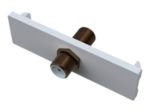 VISION TECHCONNECT V2 MODULE F AERIAL UK type Female to female F barrel. F connectors have a pin and threaded locking mechanism and are commonly found on Sky receivers. Note: uses imperial thread type.