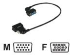 C2G, VGA270 HD15 M/F UXGA Monitor Extension Cable, 2m